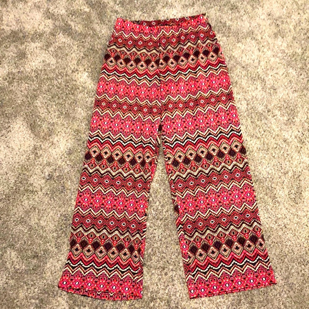 Wide Leg Boho Pants